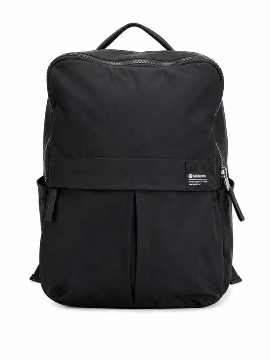 lululemon commuter backpack Lululemon Black Backpack Minimalist Travel Laptop Everyday Commuter Bag
